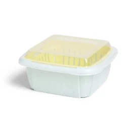 Rangement De Cuisine<Gifi Boîte égouttoir plastique vert anis 22x22xH10cm