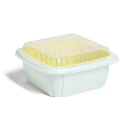 Rangement De Cuisine<Gifi Boîte égouttoir plastique vert anis 22x22xH10cm
