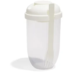 Conservation Alimentaire<Gifi Boîte lunch salade 1L avec fourchette et compartiment à sauce