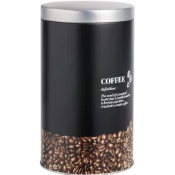 Conservation Alimentaire<Gifi Boîte pour grains de café en métal - Ø10,8xH18,5cm