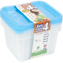 Conservation Alimentaire<Gifi Boîte rangement alimentaire 1,1 L x4