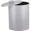 Vaisselle Et Accessoires De Table<Gifi Boîte ronde cylindrique métal grise XL avec couvercle