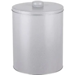 Vaisselle Et Accessoires De Table<Gifi Boîte ronde cylindrique métal grise XL avec couvercle