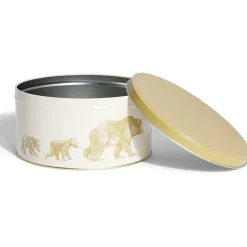 Conservation Alimentaire<Gifi Boîte ronde en métal Ø16,7cm motif ours jaune