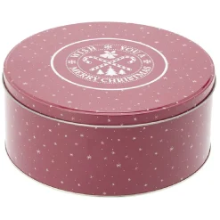 Conservation Alimentaire<Gifi Boîte ronde en métal pour gâteaux de Noël
