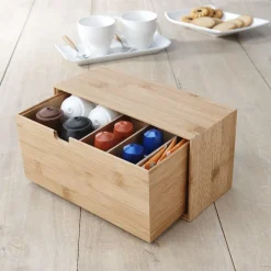Conservation Alimentaire<Gifi Boîte tiroir à dosettes bambou naturel