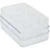 Rangement De Cuisine<Gifi Boîte transparente à 2 niveaux pour frigo 2,5L - L.21,5x14,5xH10,5cm