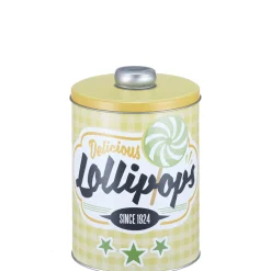 Conservation Alimentaire<Gifi Boîte vintage encastrable bleue rose et jaune x3