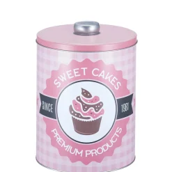 Conservation Alimentaire<Gifi Boîte vintage encastrable bleue rose et jaune x3