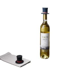 Gifi Bouchon silicone bouteille de vin forme chapeau Ø3,5xH6cm| Vaisselle Et Accessoires De Table