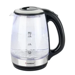 Petit Électroménager<Gifi Bouilloire en verre Homday électrique à LED bleu 1,7L