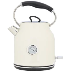 Petit Électroménager<Gifi Bouilloire rétro indicateur température blanc crème 1,7 L