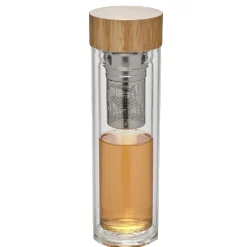 Conservation Alimentaire<Gifi Bouteille à thé en verre et bambou naturel