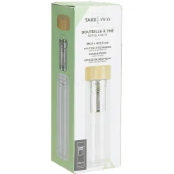 Gifi Bouteille à thé isotherme avec housse 330 ml| Vaisselle Et Accessoires De Table