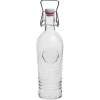 Gifi Bouteille en verre à bouchon mécanique officina| Vaisselle Et Accessoires De Table