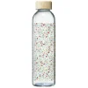 Gifi Bouteille en verre 730 ml motif floral multicolore| Vaisselle Et Accessoires De Table