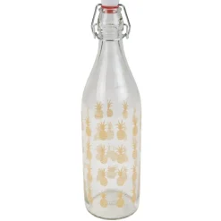 Vaisselle Et Accessoires De Table<Gifi Bouteille en verre Officina style tropical motif ananas 1L