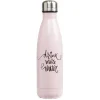 Conservation Alimentaire<Gifi Bouteille isotherme inox rose inscription Drink more water 500 ml