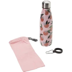 Conservation Alimentaire<Gifi Bouteille isotherme inox avec housse et mousqueton 480 ml