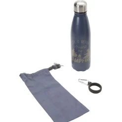 Conservation Alimentaire<Gifi Bouteille isotherme inox avec housse et mousqueton 480 ml