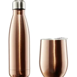 Conservation Alimentaire<Gifi Bouteille isotherme inox 500 ml + tasse 300 ml