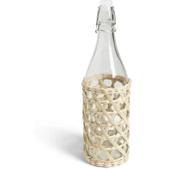 Vaisselle Et Accessoires De Table<Gifi Bouteille limonade 1L verre et raphia Ø8,5xH32cm