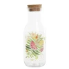 Vaisselle Et Accessoires De Table<Gifi Bouteille transparente motif fruits exotiques bouchon liège