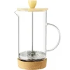 Vaisselle Et Accessoires De Table<Gifi Cafetière à piston en verre, acier et bambou 1L