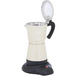 Petit Électroménager<Gifi Cafetière italienne électrique Homday rétro beige