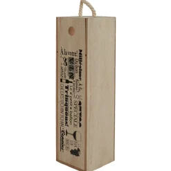 Vaisselle Et Accessoires De Table<Gifi Caisse en bois pour bouteille de vin design naturel