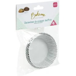 Cuisson<Gifi Caissette à muffin en aluminium gris x80