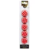 Cuisson<Gifi Caissette aluminium rouge et blanc x20