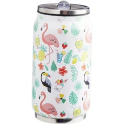 Conservation Alimentaire<Gifi Canette isotherme inox imprimé tropical 260 ml
