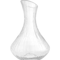 Gifi Carafe à décanter 1,5L strie en relief verre transparent| Vaisselle Et Accessoires De Table