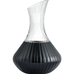 Gifi Carafe à décanter 1,5L strie en relief verre transparent| Vaisselle Et Accessoires De Table