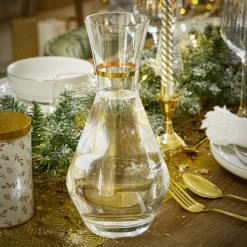 Vaisselle Et Accessoires De Table<Gifi Carafe en verre goulot liseré doré 1,3L