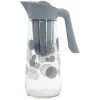 Gifi Carafe en verre 1,5L avec infuseur en silicone| Vaisselle Et Accessoires De Table