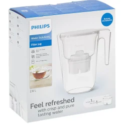 Gifi Carafe filtrante Philips Micro X-Clean 2,6 L + 1 filtre| Vaisselle Et Accessoires De Table