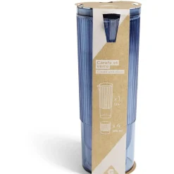 Gifi Carafe 1,1L + 4 verres 300mL polystyrène et silicone bleu| Vaisselle Et Accessoires De Table