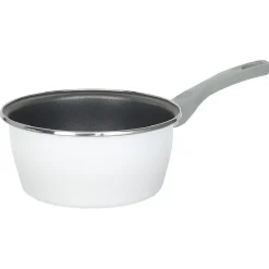 Cuisson<Gifi Casserole acier émaillé noir et blanc Ø 20 cm