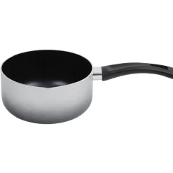 Cuisson<Gifi Casserole aluminium anti adhérente grise Ø 18