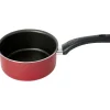 Cuisson<Gifi Casserole aluminium antiadhésive noir et rouge Ø 16 cm
