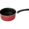 Cuisson<Gifi Casserole aluminium antiadhésive noir et rouge Ø 20 cm