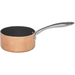 Cuisson<Gifi Casserole aluminium extérieur cuivre ø14 cm