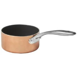 Cuisson<Gifi Casserole aluminium extérieur cuivre ø14 cm