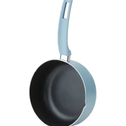 Cuisson<Gifi Casserole aluminium noire et bleu