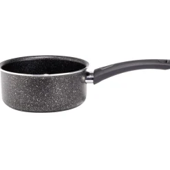 Cuisson<Gifi Casserole effet pierre antiadhérente noir Ø16xH7,5cm