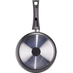 Cuisson<Gifi Casserole effet pierre antiadhérente noir Ø20xH7,5cm