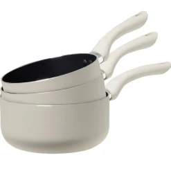 Cuisson<Gifi Casserole en aluminium taupe x3