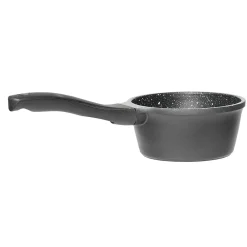 Cuisson<Gifi Casserole en fonte aluminium effet pierre 16 cm